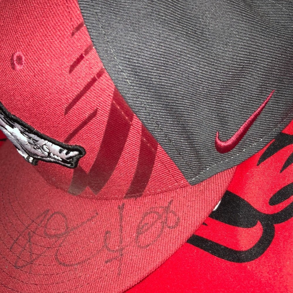 Autographed Arkansas Razorback SnapBack - Picture 3 of 5